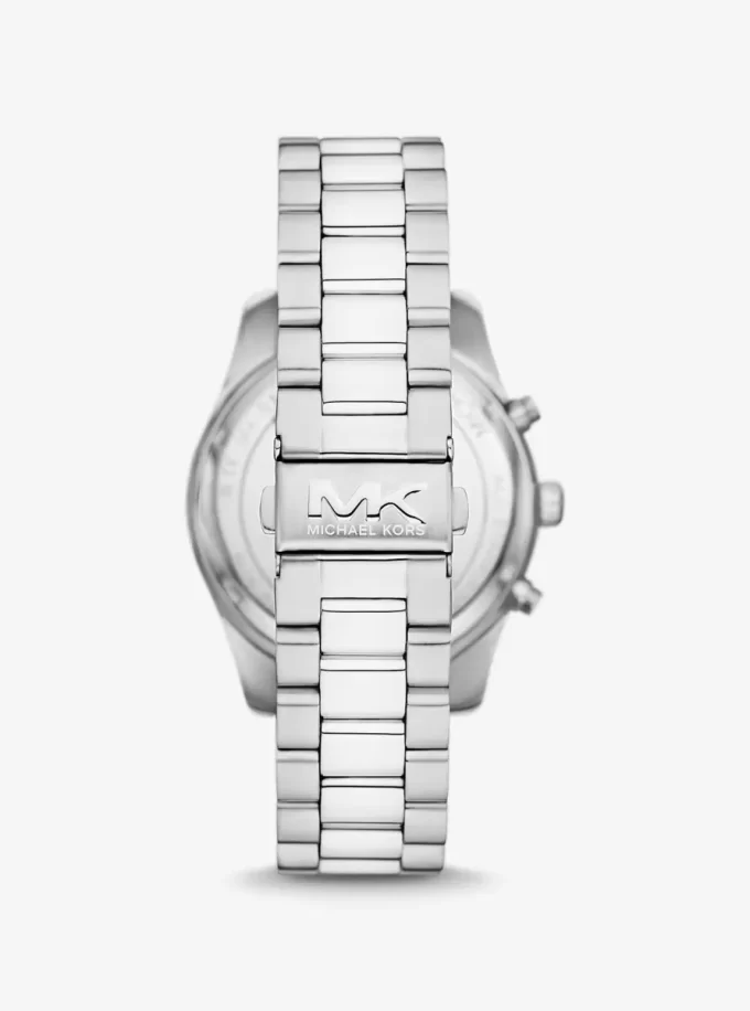 Reloj Lexington plateado de gran tamaño Reloj Lexington plateado de gran tamaño