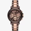 Reloj Maren de dos tonos de gran tamaño Reloj Maren de dos tonos de gran tamaño