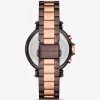 Reloj Maren de dos tonos de gran tamaño Reloj Maren de dos tonos de gran tamaño