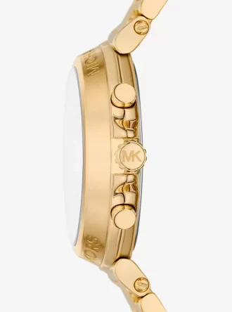 Reloj Maren extragrande en tono dorado