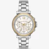 Reloj Maren extragrande en tono plateado Reloj Maren extragrande en tono plateado