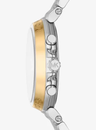 Reloj Maren extragrande en tono plateado