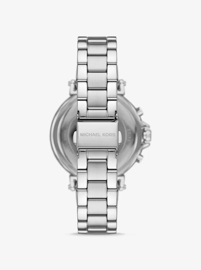 Reloj Maren extragrande en tono plateado Reloj Maren extragrande en tono plateado