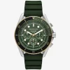 Reloj marítimo de gran tamaño en dos tonos y silicona