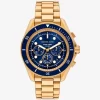 Reloj marítimo de gran tamaño en tono dorado Reloj marítimo de gran tamaño en tono dorado