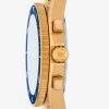 Reloj marítimo de gran tamaño en tono dorado Reloj marítimo de gran tamaño en tono dorado