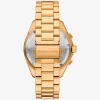 Reloj marítimo de gran tamaño en tono dorado Reloj marítimo de gran tamaño en tono dorado