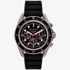 Reloj marítimo extragrande de silicona y metalizado