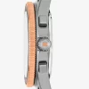 Reloj marítimo extragrande de silicona y metalizado