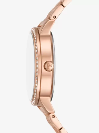 Reloj Melissa Pavé en tono oro rosa