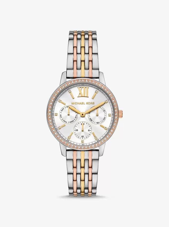 Reloj Melissa Pavé Tri-Tone