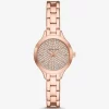 Reloj Mini Aspyn Pavé en tono oro rosa Reloj Mini Aspyn Pavé en tono oro rosa