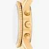 Reloj Mini Bryant con pavé en tono dorado Reloj Mini Bryant con pavé en tono dorado