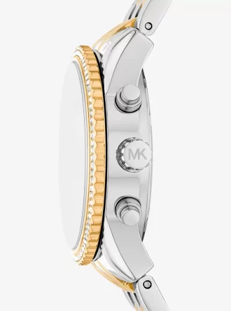 Reloj Mini Bryant Pavé de dos tonos