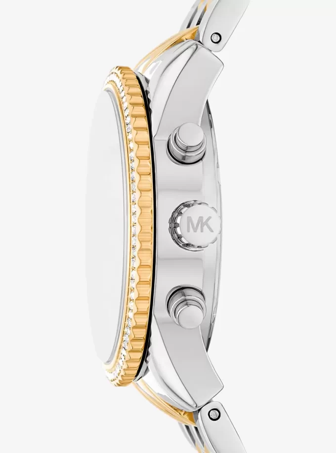 Reloj Mini Bryant Pavé de dos tonos Reloj Mini Bryant Pavé de dos tonos