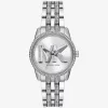 Reloj Mini Bryant Pavé Logo plateado Reloj Mini Bryant Pavé Logo plateado