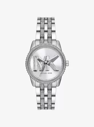 Reloj Mini Bryant Pavé Logo plateado