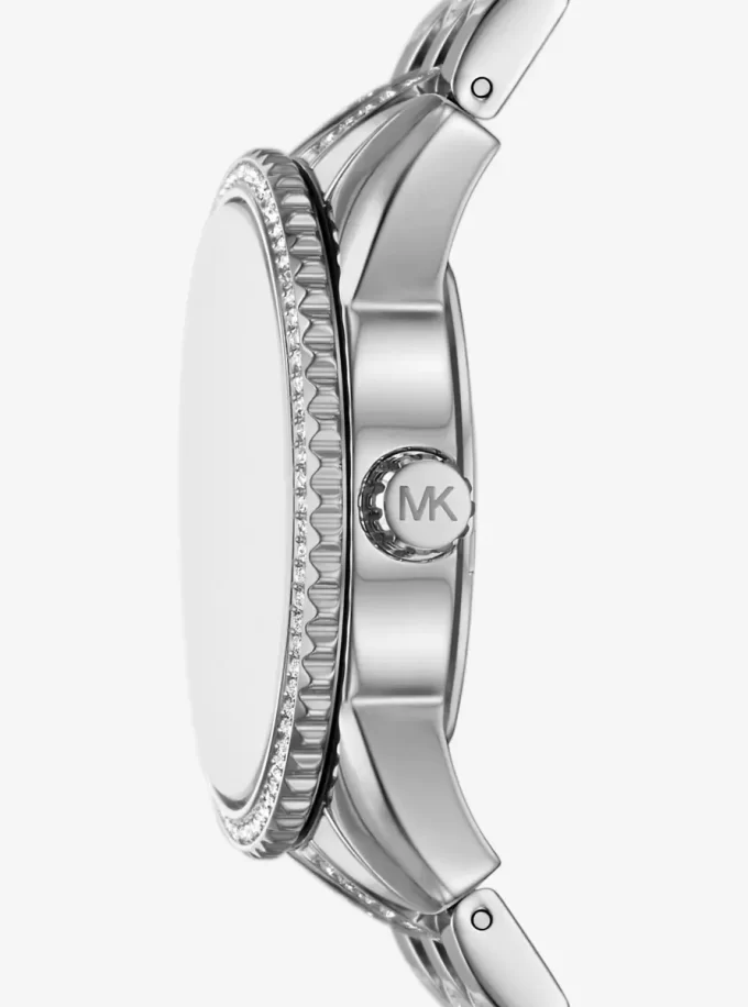 Reloj Mini Bryant Pavé Logo plateado Reloj Mini Bryant Pavé Logo plateado