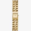 Reloj Mini Darrington con cadena de eslabones en tono dorado