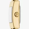 Reloj Mini Darrington con cadena de eslabones en tono dorado