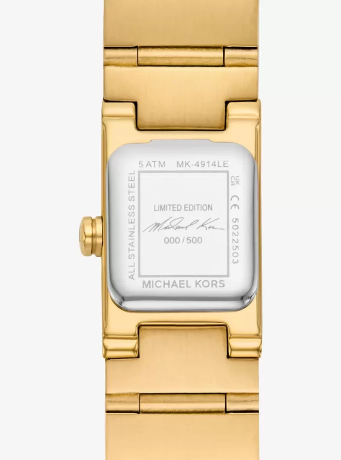 Reloj Mini Darrington de edición limitada con bisel pavé y acabado dorado Reloj Mini Darrington de edición limitada con bisel pavé y acabado dorado