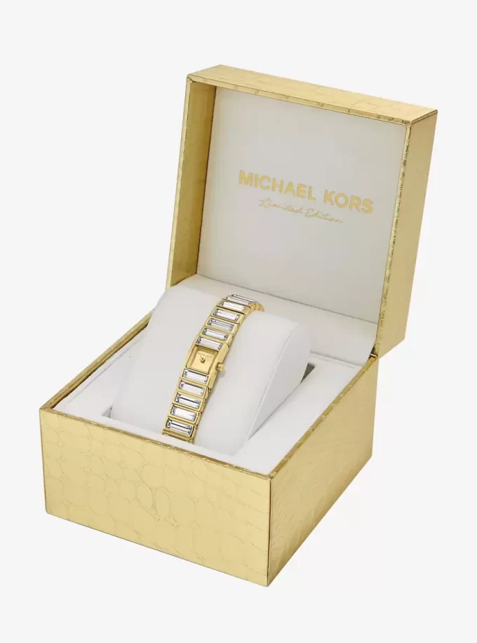 Reloj Mini Darrington de edición limitada con bisel pavé y acabado dorado Reloj Mini Darrington de edición limitada con bisel pavé y acabado dorado