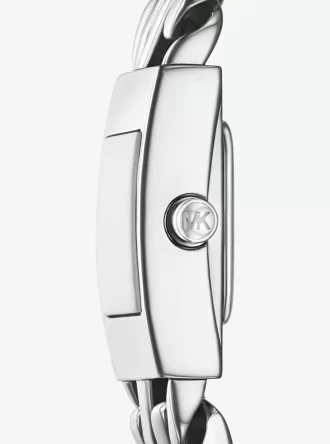 Reloj Mini Darrington de eslabones de cadena plateados