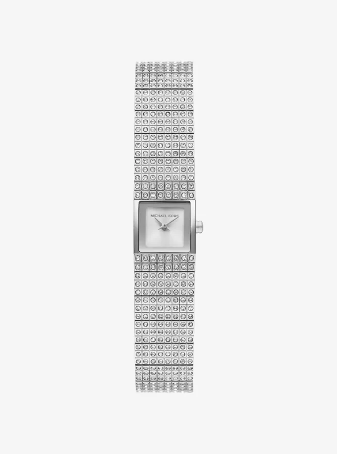 Reloj Mini Darrington Pavé plateado Reloj Mini Darrington Pavé plateado