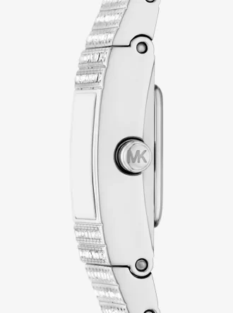 Reloj Mini Darrington Pavé plateado