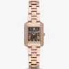 Reloj Mini Emery Pavé en tono oro rosa Reloj Mini Emery Pavé en tono oro rosa