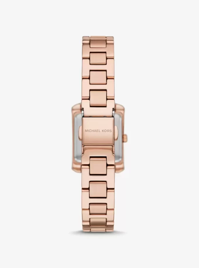 Reloj Mini Emery Pavé en tono oro rosa Reloj Mini Emery Pavé en tono oro rosa