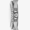 Reloj Mini Everest con pavé en tono plateado Reloj Mini Everest con pavé en tono plateado