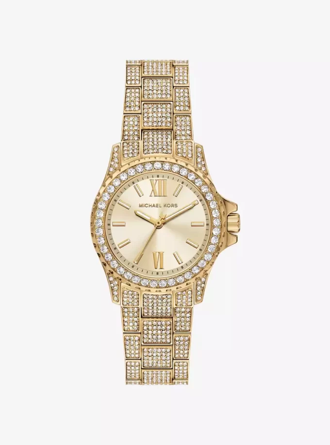 Reloj Mini Everest Pavé en tono dorado Reloj Mini Everest Pavé en tono dorado