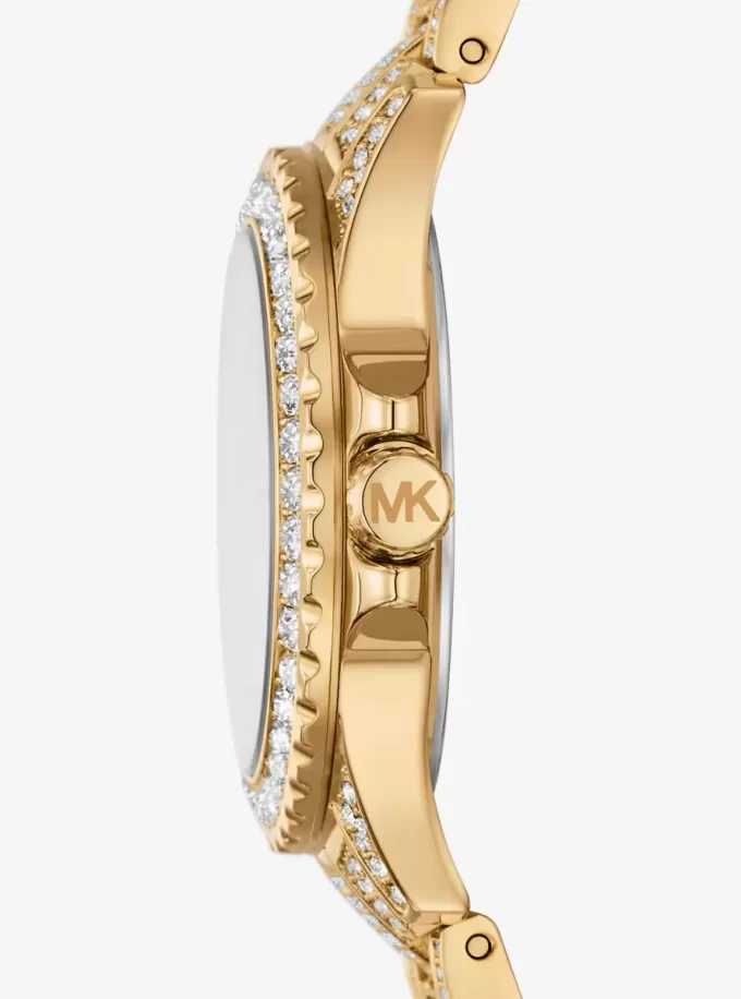 Reloj Mini Everest Pavé en tono dorado Reloj Mini Everest Pavé en tono dorado