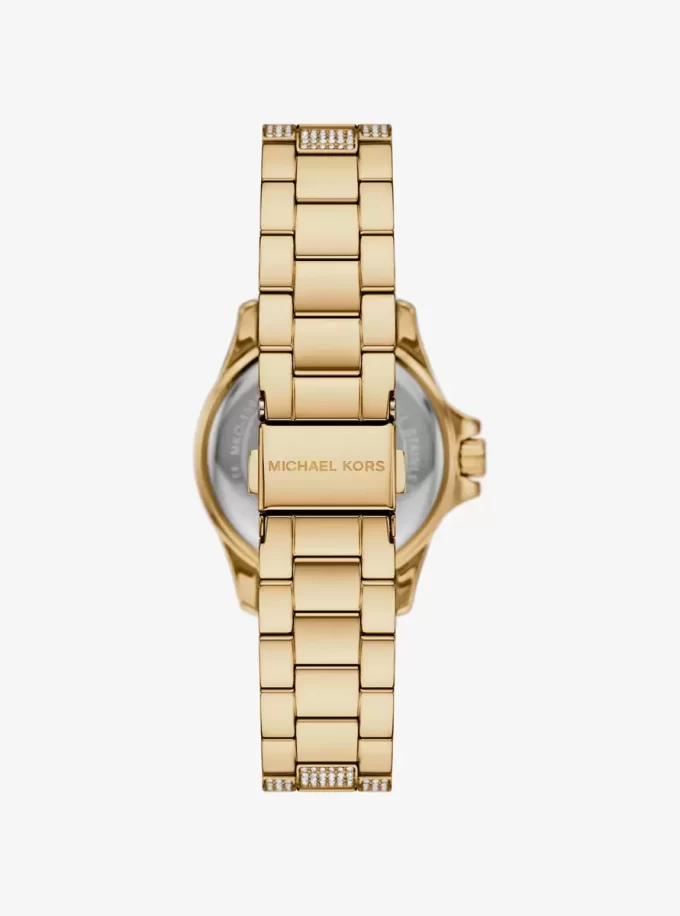 Reloj Mini Everest Pavé en tono dorado Reloj Mini Everest Pavé en tono dorado