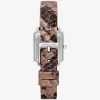 Reloj Mini Gwynn de piel con relieve de serpiente Reloj Mini Gwynn de piel con relieve de serpiente