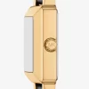 Reloj Mini Gwynn dorado y de cuero Reloj Mini Gwynn dorado y de cuero