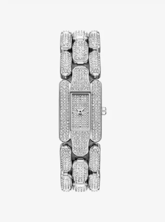 Reloj Mini Hally Pavé plateado Reloj Mini Hally Pavé plateado