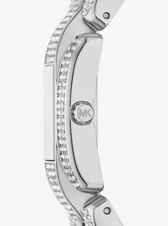 Reloj Mini Hally Pavé plateado Reloj Mini Hally Pavé plateado
