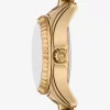 Reloj Mini Lexington con pavé dorado