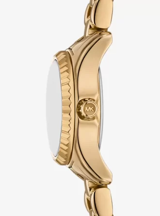 Reloj Mini Lexington con pavé dorado Reloj Mini Lexington con pavé dorado