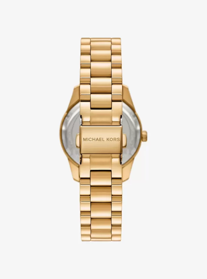Reloj Mini Lexington con pavé dorado Reloj Mini Lexington con pavé dorado