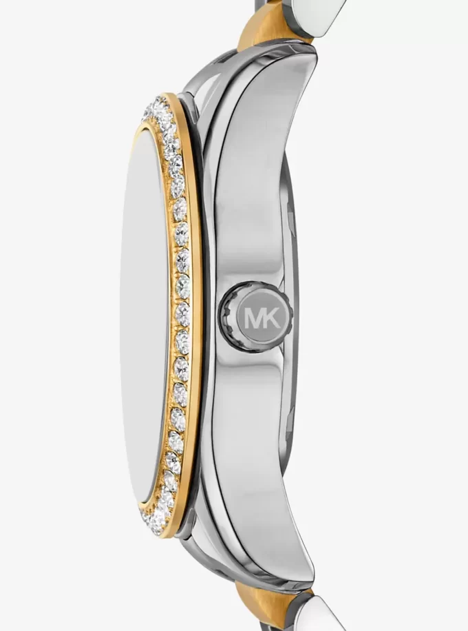 Reloj Mini Lexington Pavé de dos tonos Reloj Mini Lexington Pavé de dos tonos