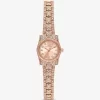 Reloj Mini Lexington Pavé en tono oro rosa Reloj Mini Lexington Pavé en tono oro rosa