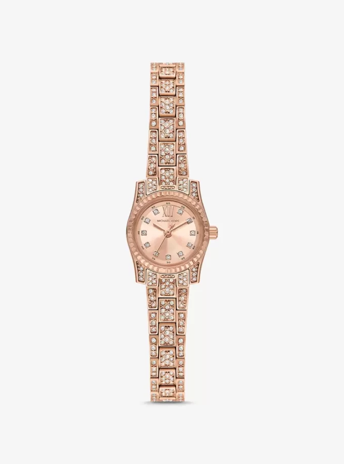 Reloj Mini Lexington Pavé en tono oro rosa Reloj Mini Lexington Pavé en tono oro rosa