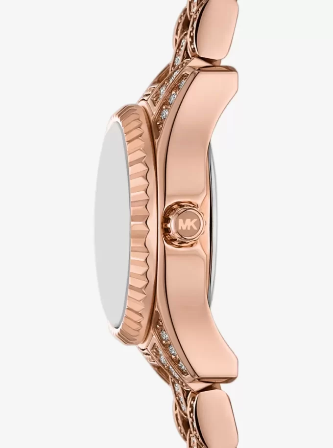 Reloj Mini Lexington Pavé en tono oro rosa Reloj Mini Lexington Pavé en tono oro rosa