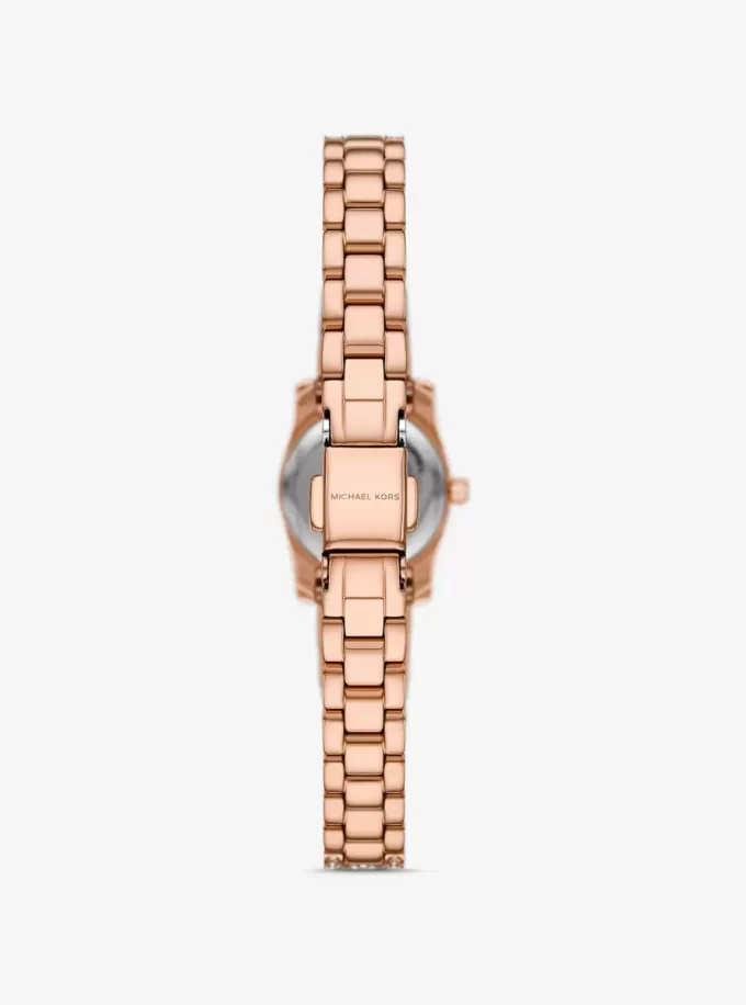 Reloj Mini Lexington Pavé en tono oro rosa Reloj Mini Lexington Pavé en tono oro rosa