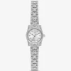 Reloj Mini Lexington Pavé plateado