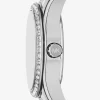 Reloj Mini Lexington Pavé plateado