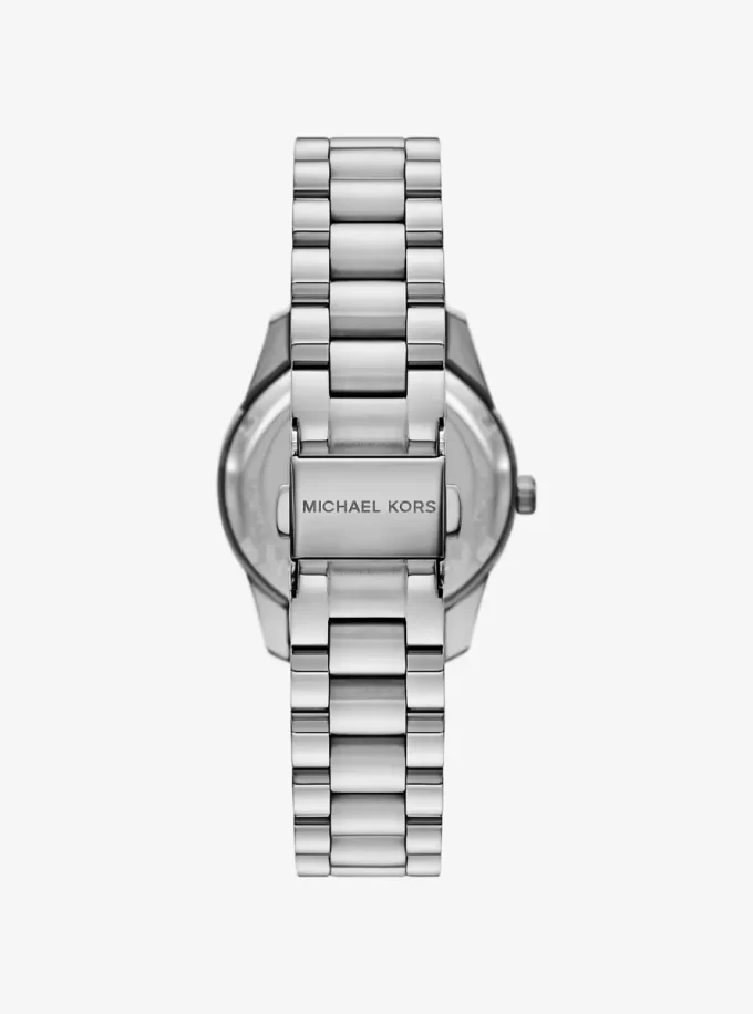 Reloj Mini Lexington Pavé plateado